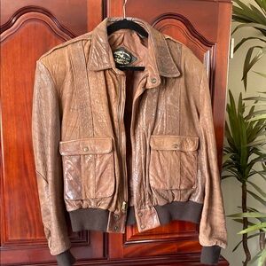 Men's Brown Leather Jacket